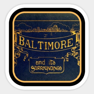 VINTAGE BALTIMORE CLASSIC DESIGN Sticker